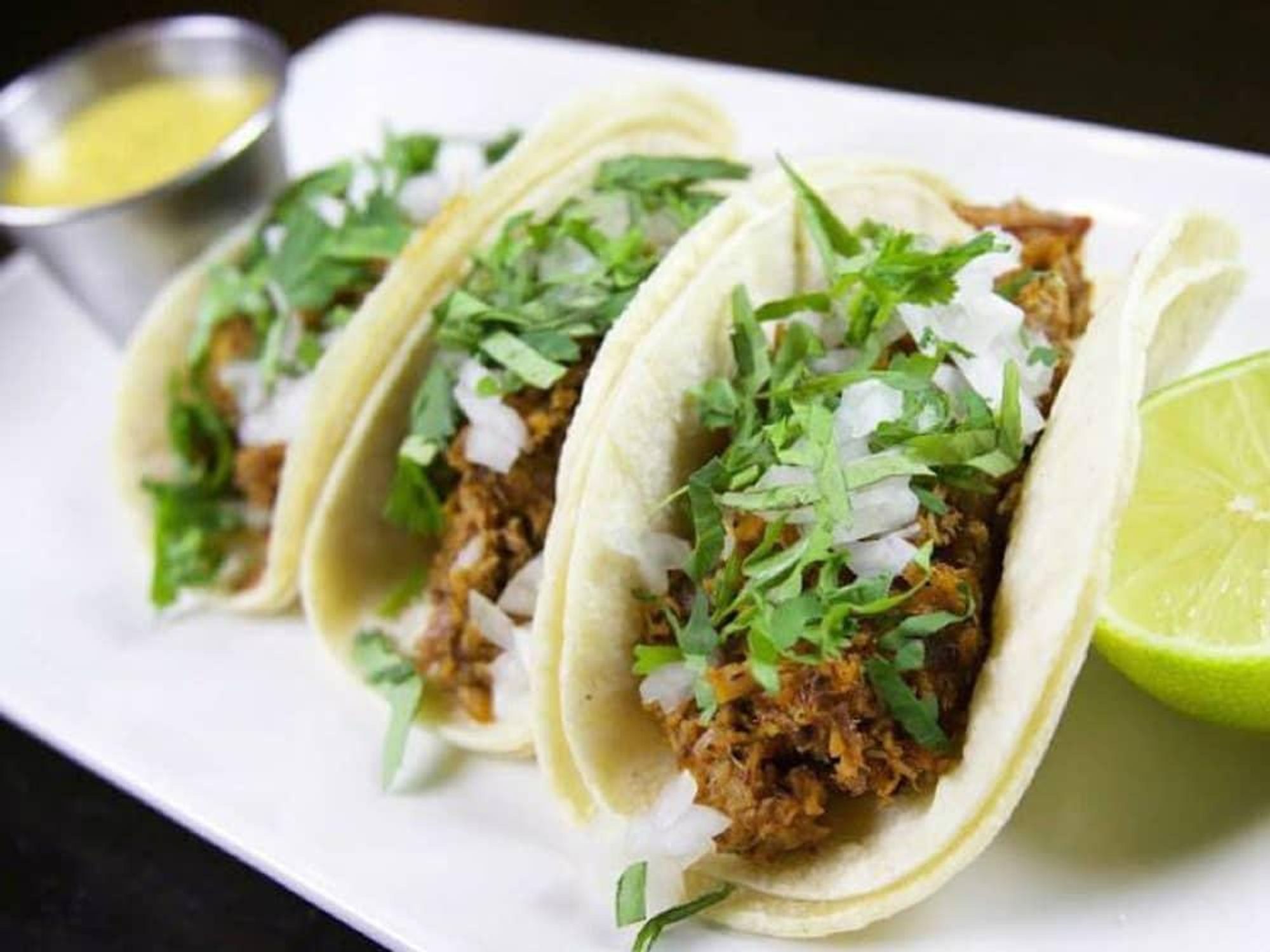 Braised pork tacos at So & So's