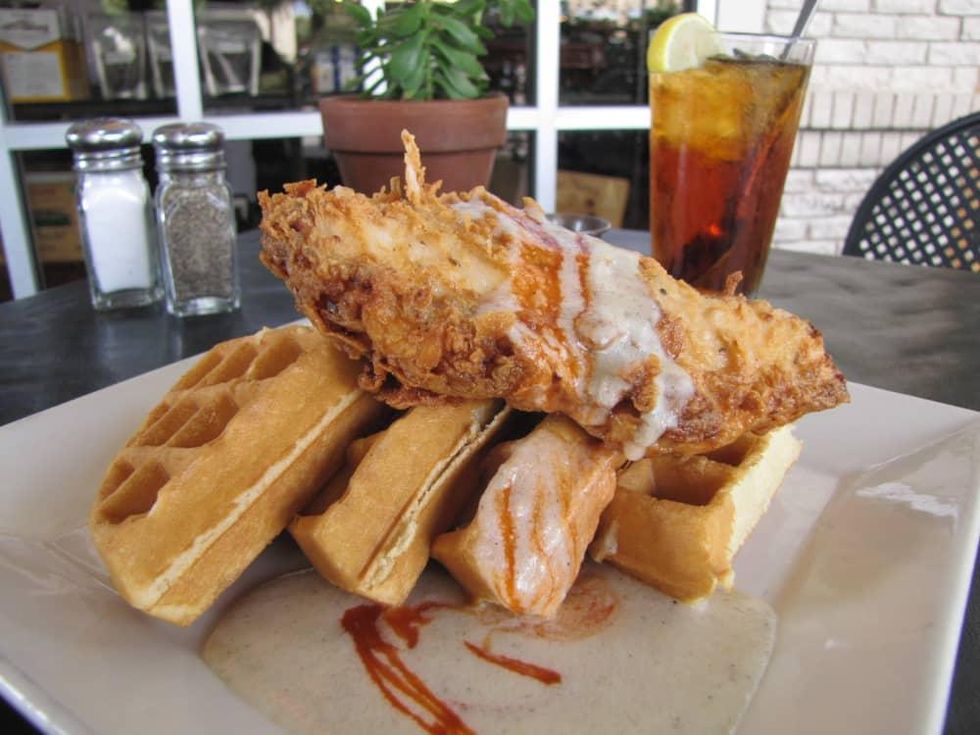 Bread Winners chicken and waffles