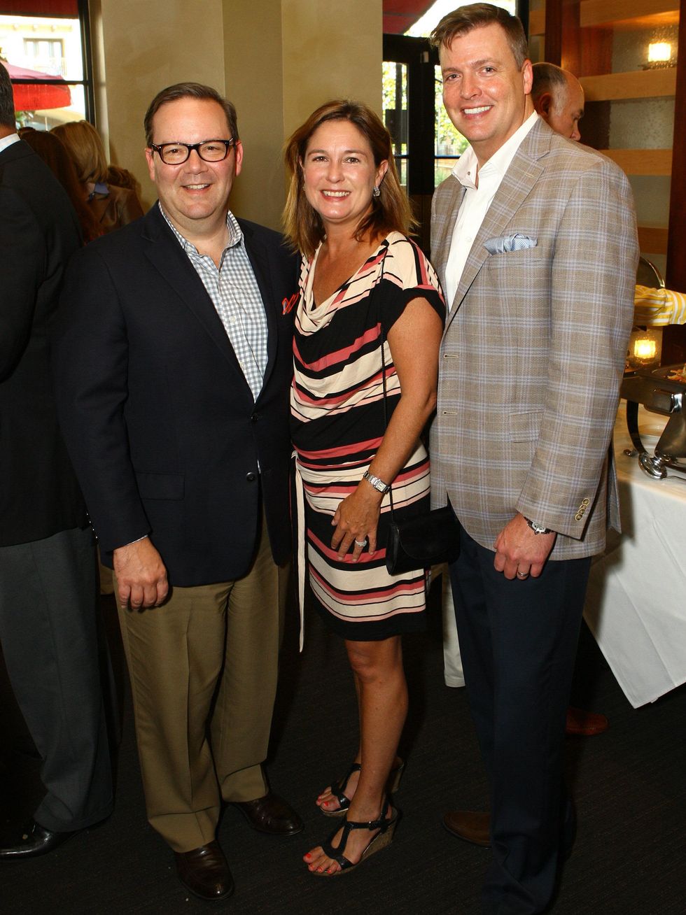 Brett Gray, Susan Hartman, Kindred Roach, harvest kick off