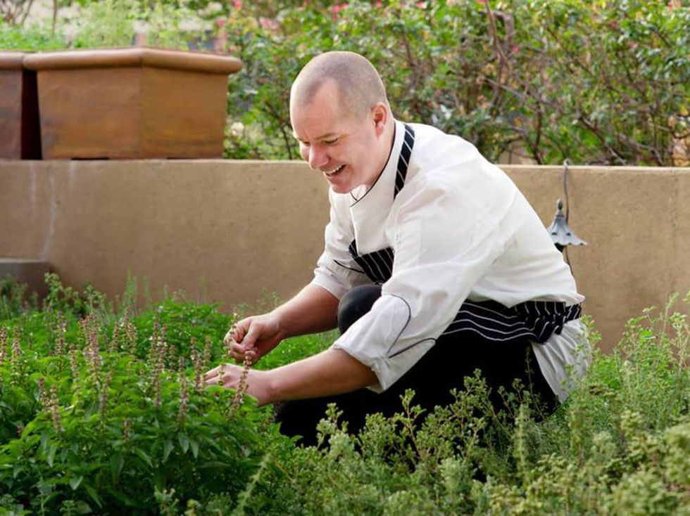 Brian Armstrong at the Pyramid Restaurant