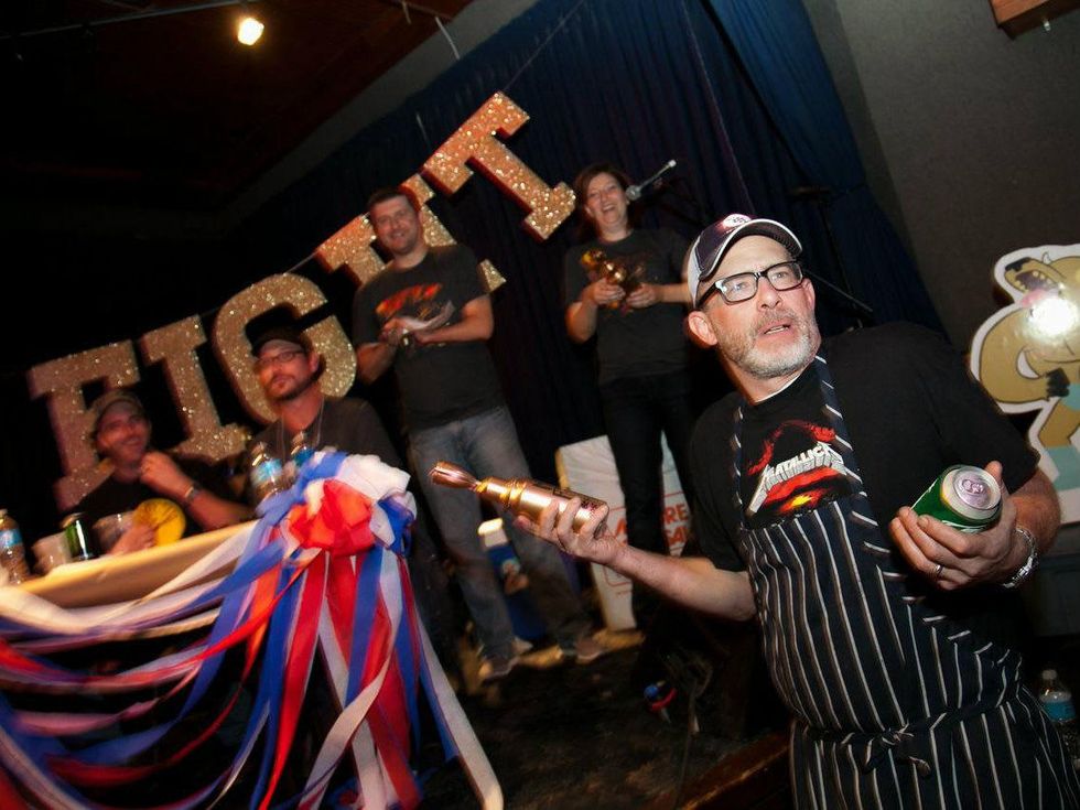 Brian C. Luscher at Meat Fight in Dallas