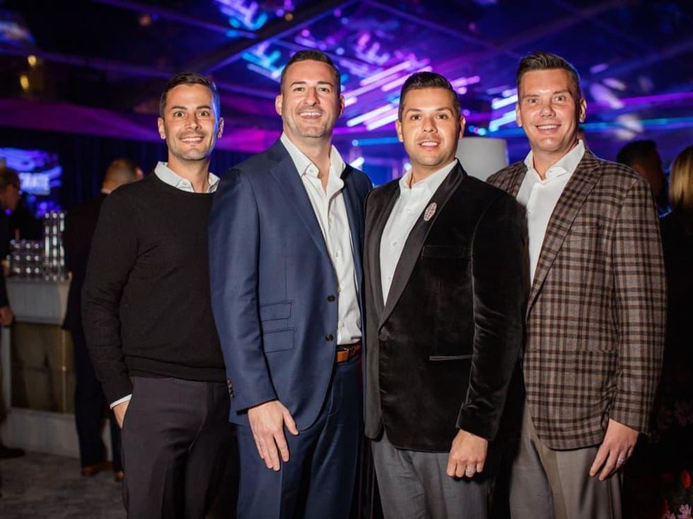 Brian Falligant, Justin Evans, Caleb Hernandez, Dean Gresham