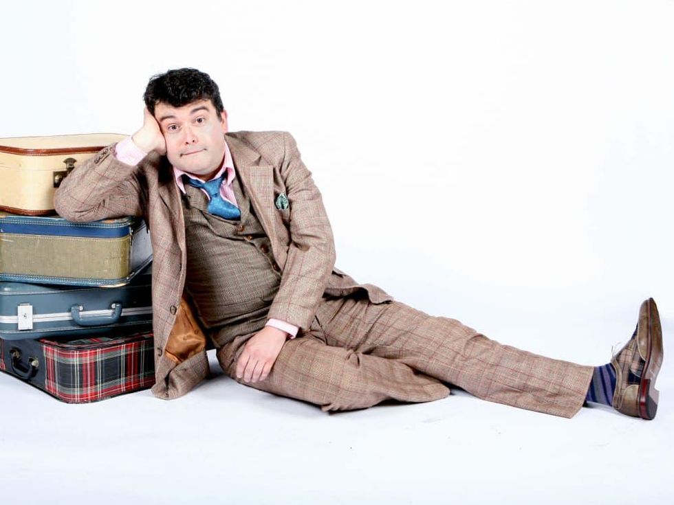 Brian Gonzales in WaterTower Theatre's One Man, Two Guvnors