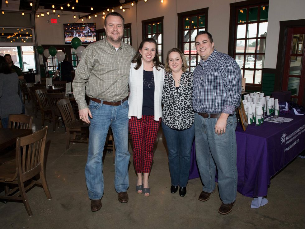 Brian Livingston, Brittany Livingston, Emily Bryce, Bryan Bryce, Snuffers Grand opening