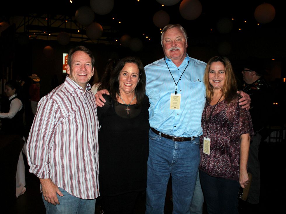Brian Trueblood, Anita Swift, Tom Cruikshank, Suzanne Weinert, john wanye film festival VIP john wayne dinner