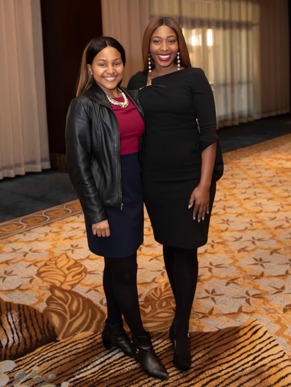 Brianna Spiller and Zakiyah Johnson