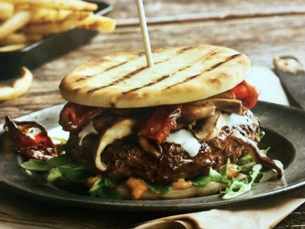 Brick House goat burger