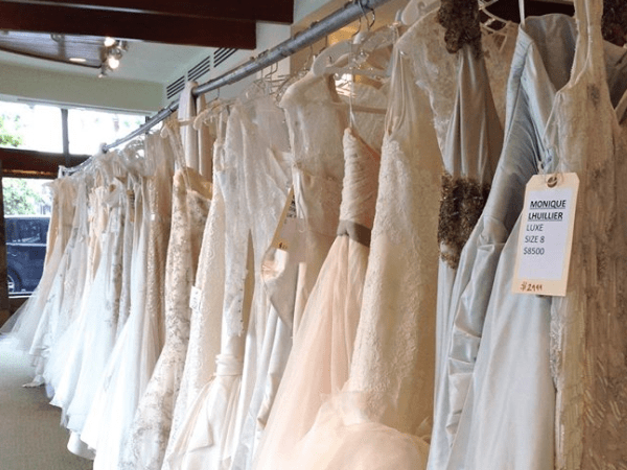 Bridal gown sample sale Aug 2014