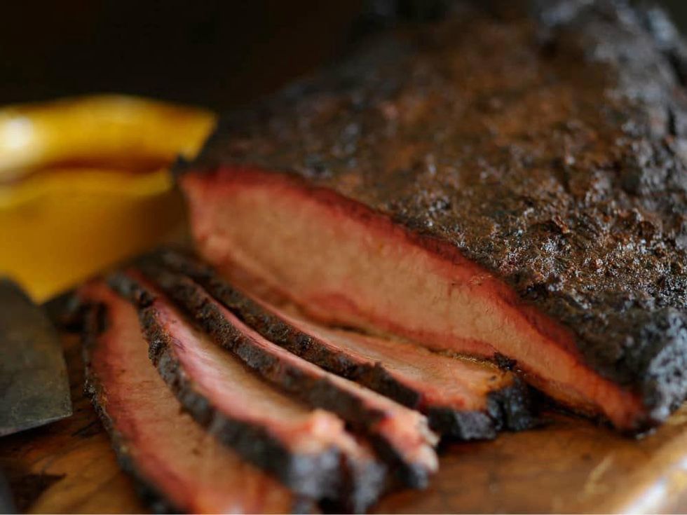 Brisket at Pecan Lodge in Dallas