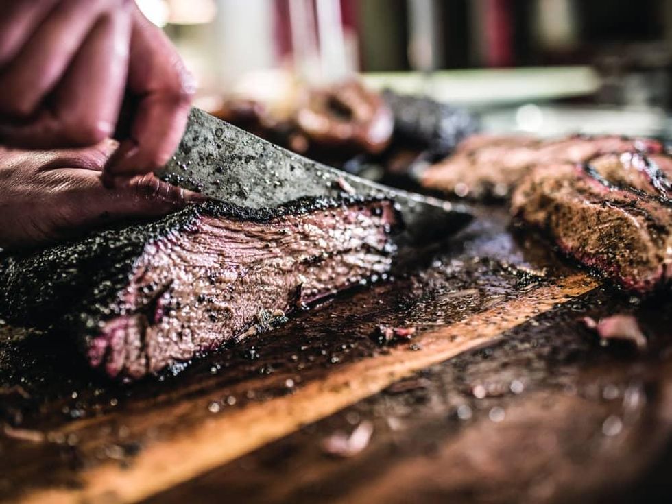 Brisket at Pecan Lodge in Dallas