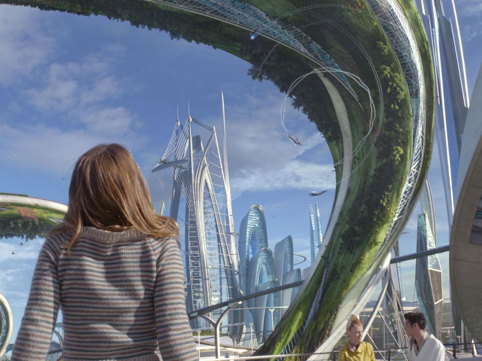 Britt Robertson in Tomorrowland