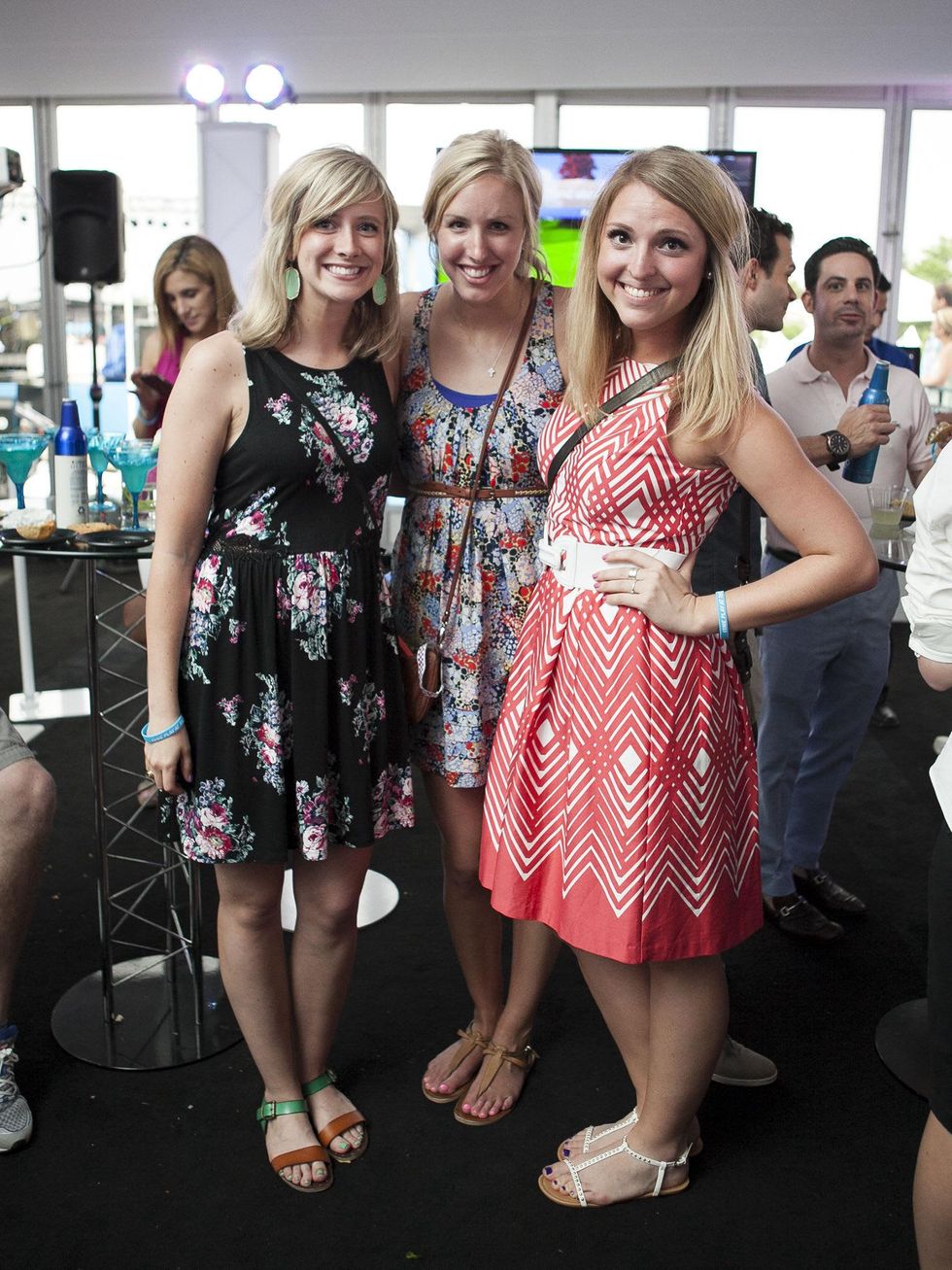 Brittany Griffin, Kay Utley, Lindsay Thornton, Byron Nelson, Cadillac Party