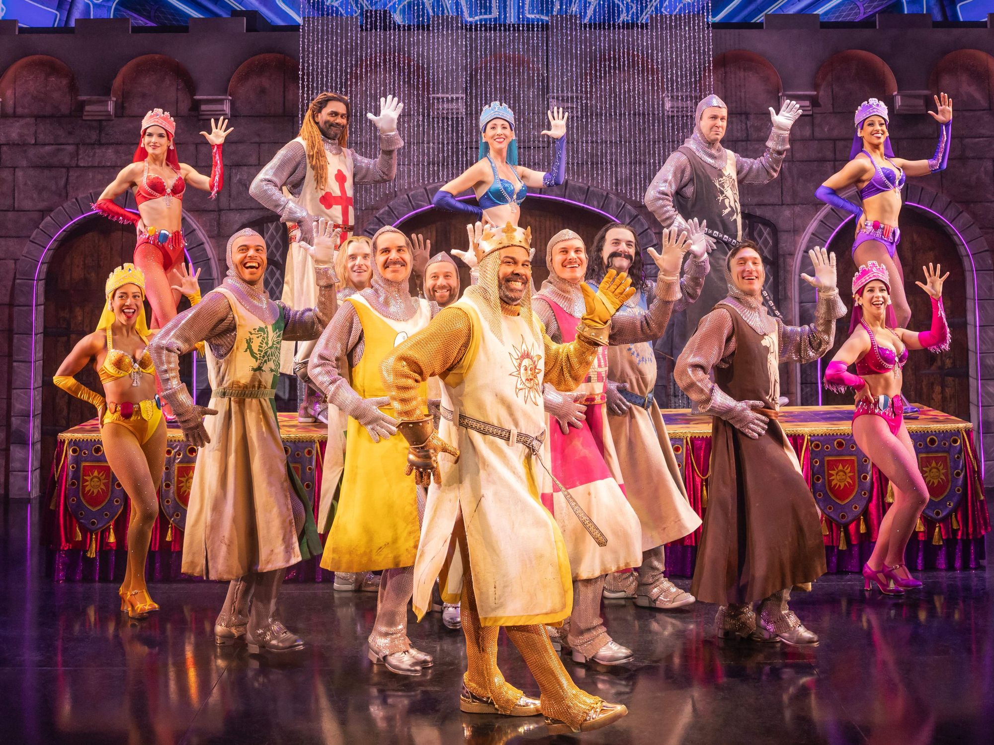 Broadway cast of Spamalot