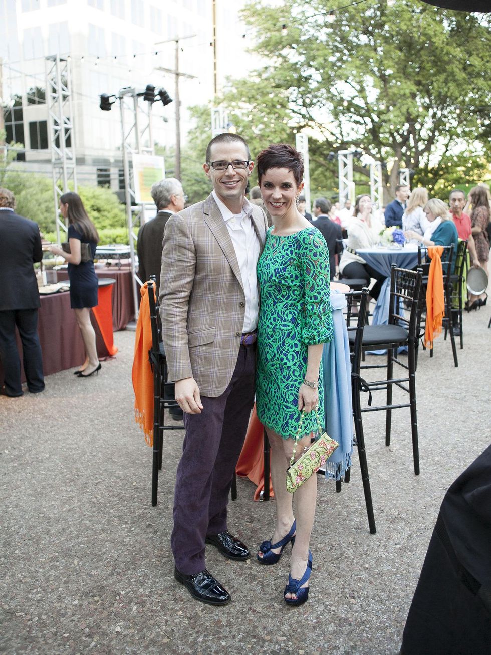 Brooke Grisham, Keith Grisham, TACA, Party on the Green