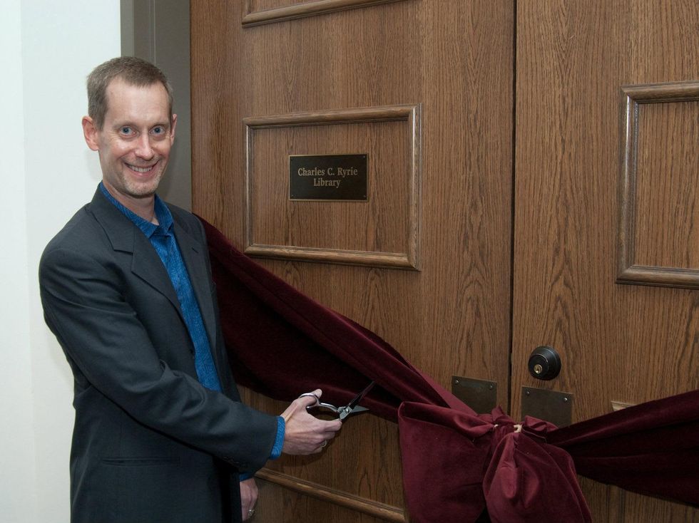Bruce Ryrie, Museum of Biblical Art, library opening