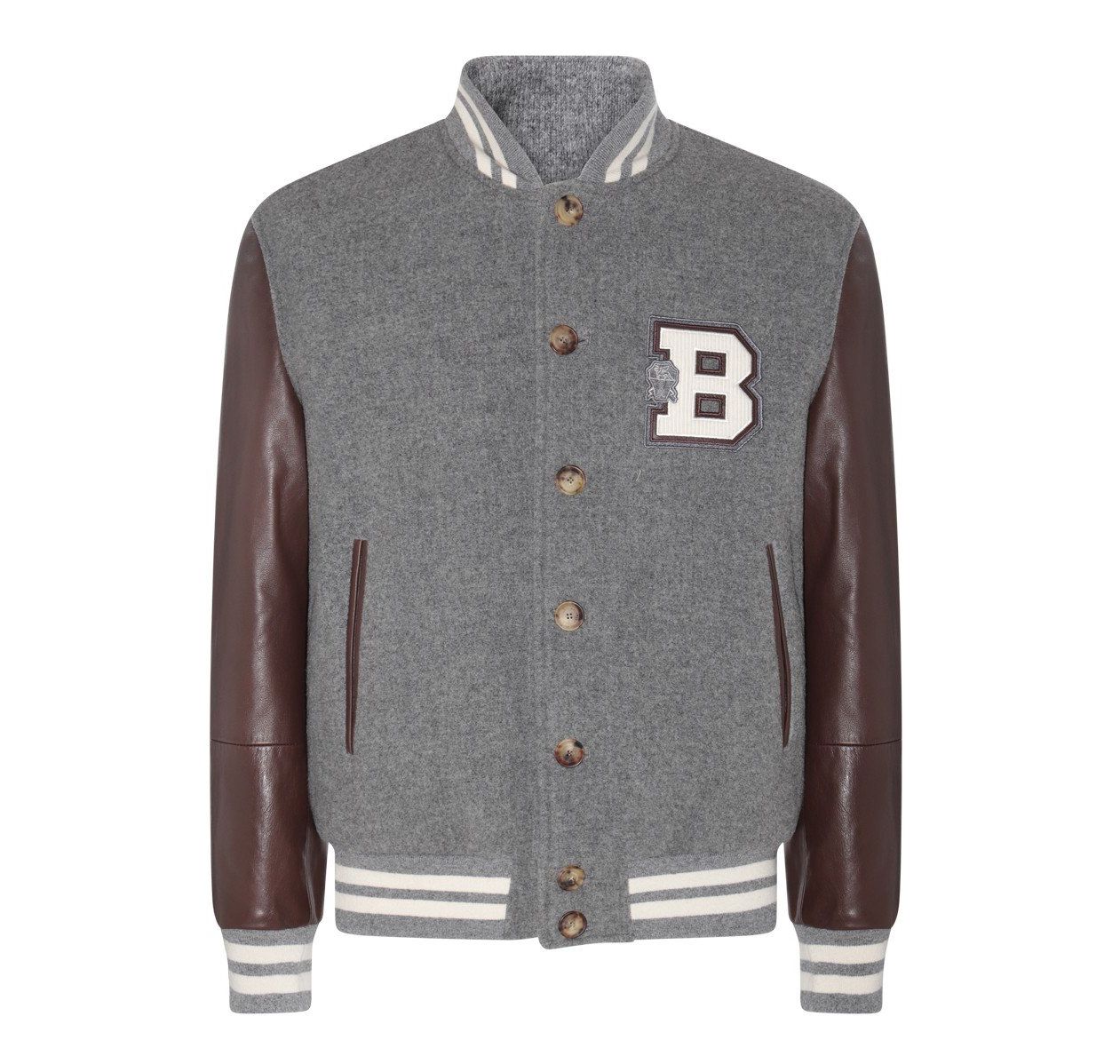 Brunello Cucinelli Virgin Wool Double Cloth Bomber Jacket