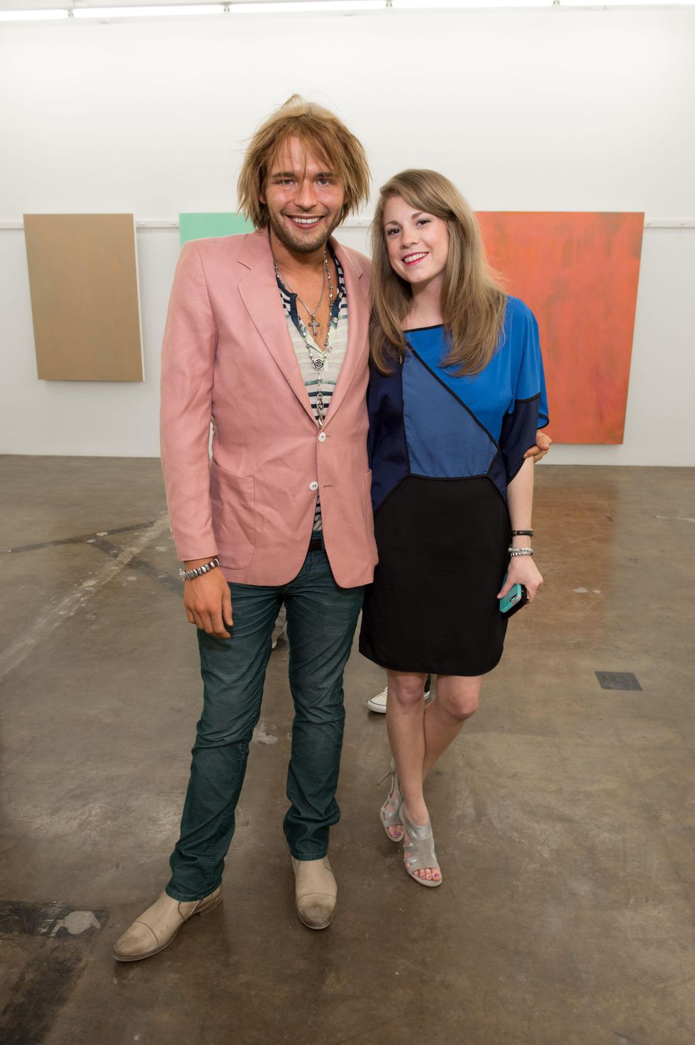 Bryce Hendricks, Alex Currington at Dan Rees Opening Reception