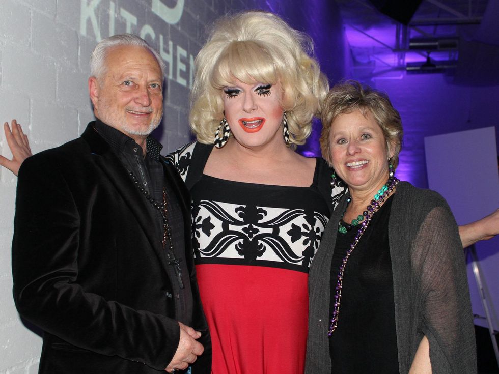 Buddy Mullino, Lady Bunny, Judy Sherman at Toast to Life 2015