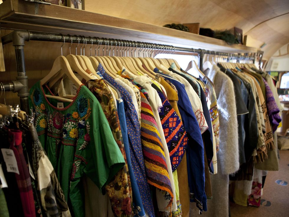 Buffalo Exchange Airstream merch