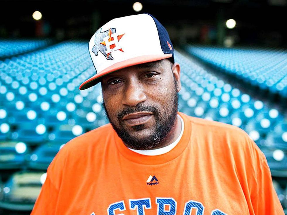 Bun B head shot hat stadium Houston Astros