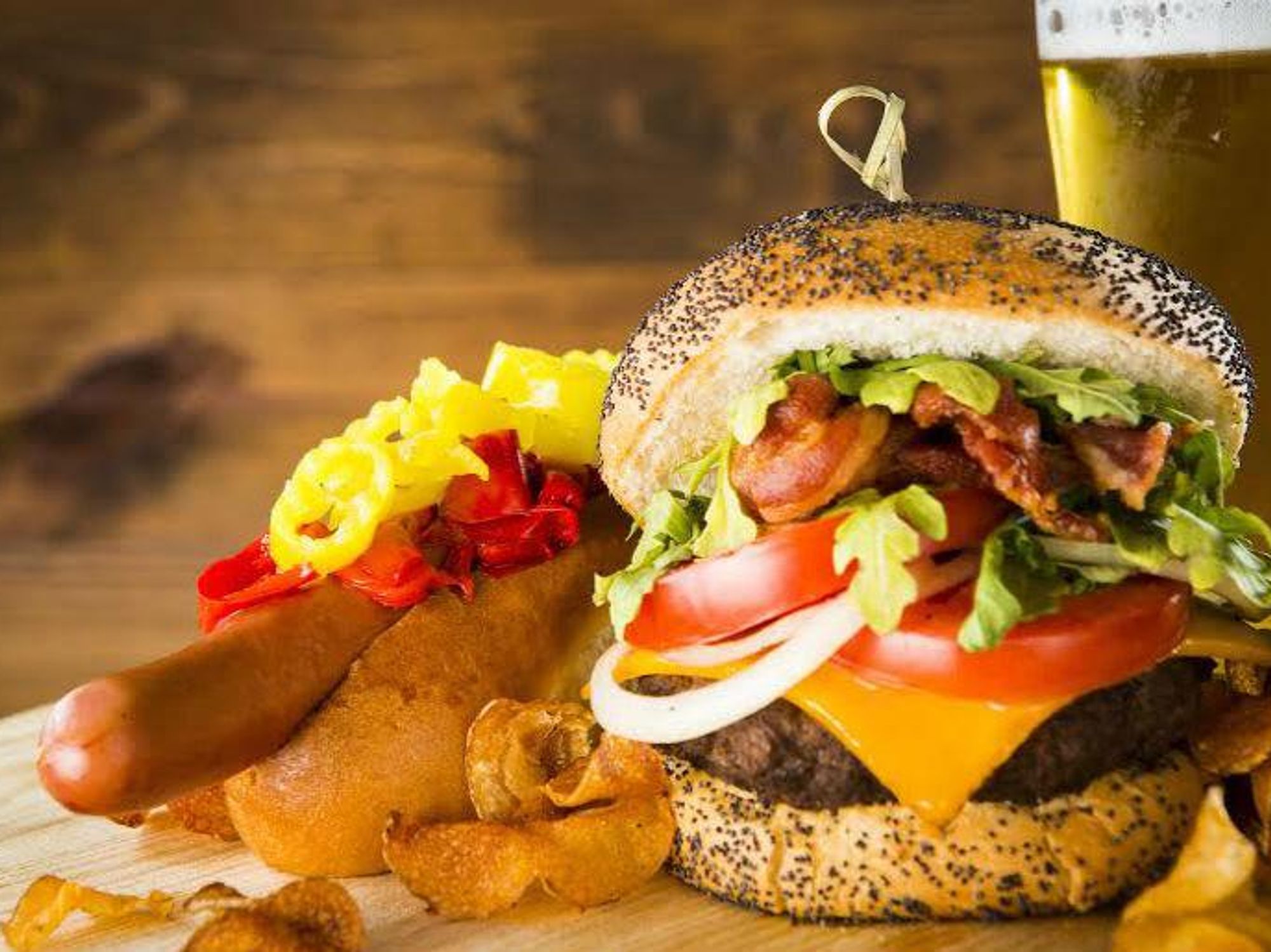 Burger, Samson's Hot dogs