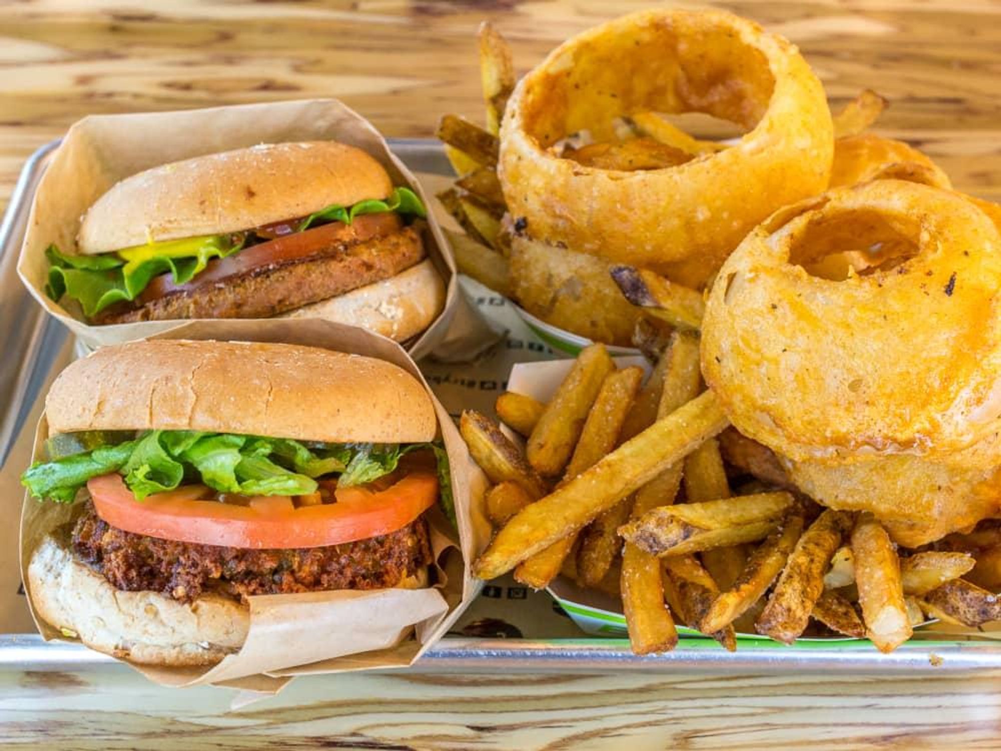 BurgerFi veggie burgers