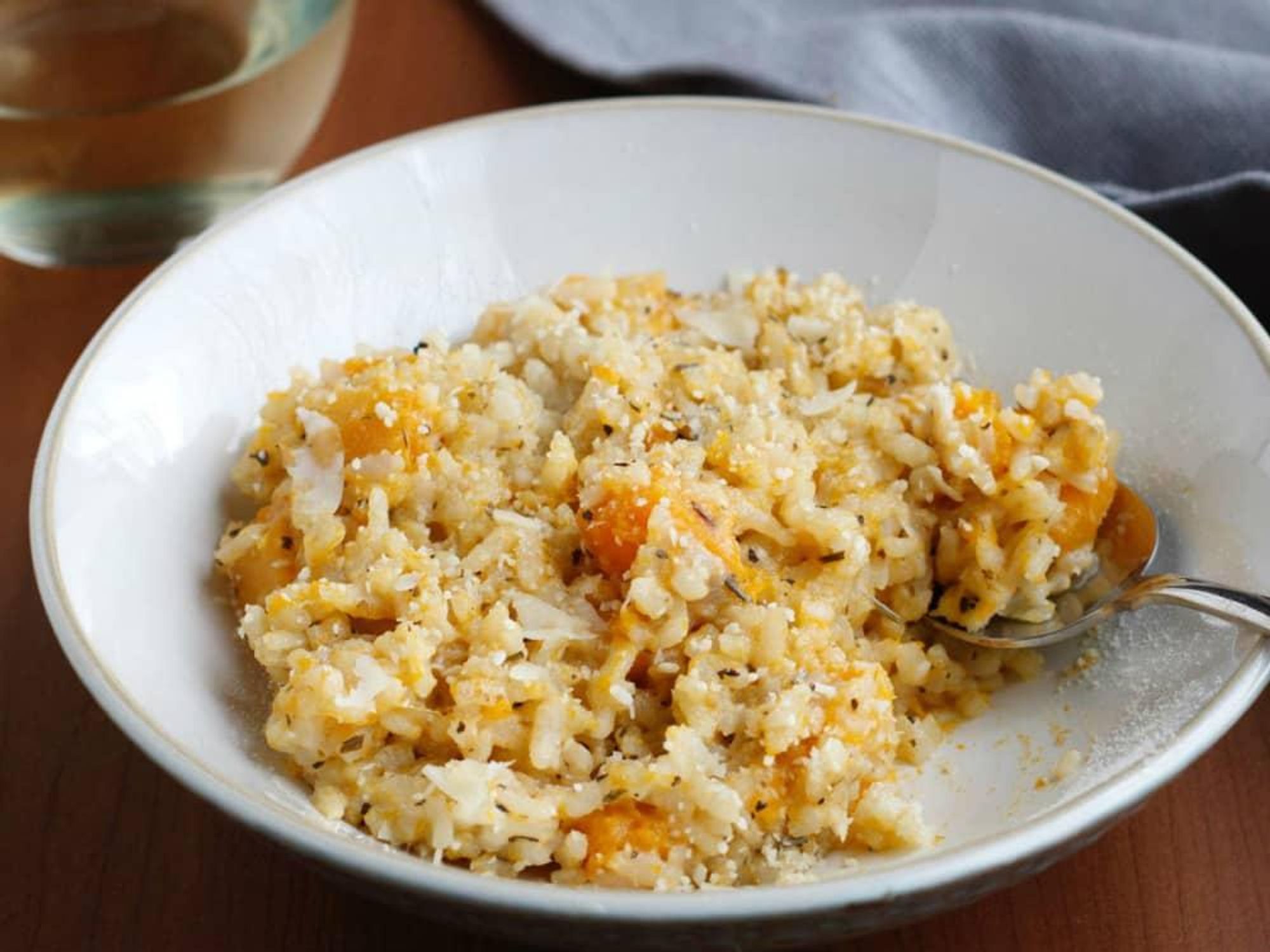 Butternut squash risotto