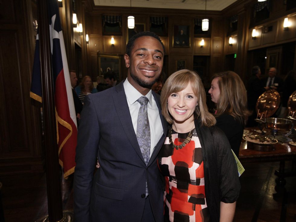 Byron Sanders, Paige Chenault, good works under 40