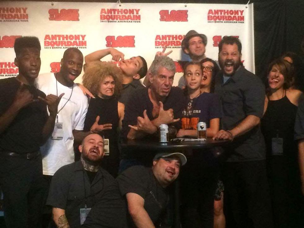 Cafe Momentum, Anthony Bourdain