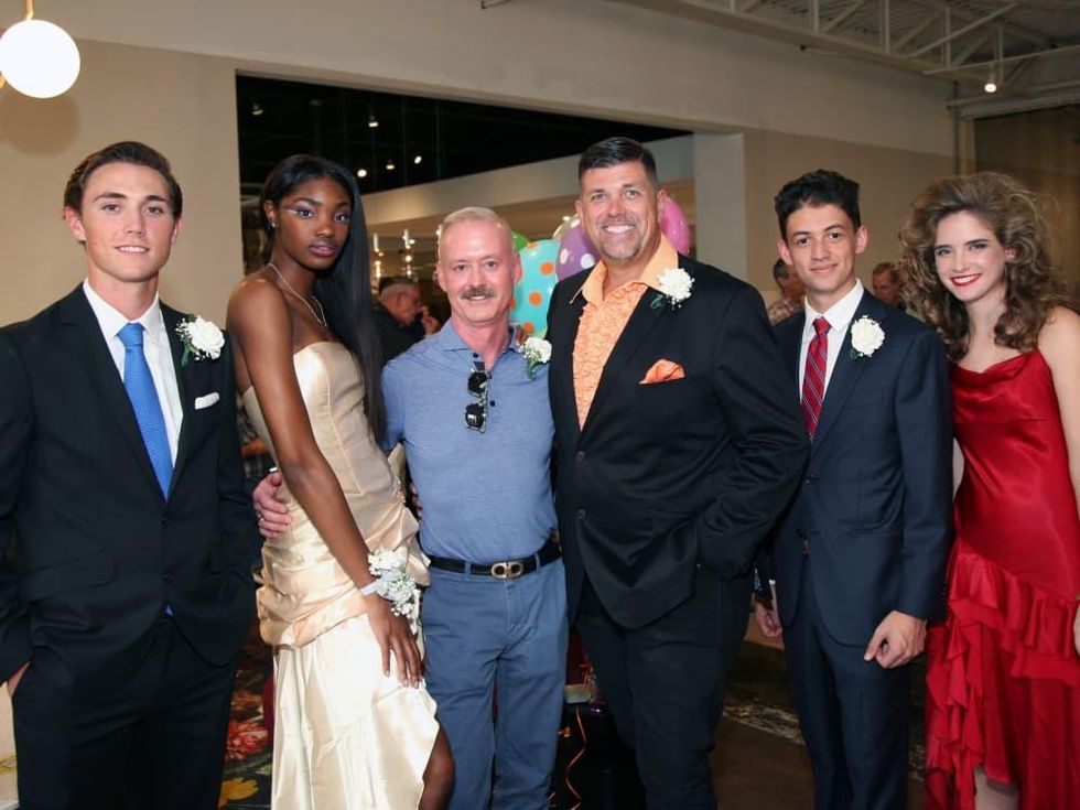 Caleb Thomas, Xzandria Sanders, Dr. Steven Pounders, Leslie Frye, Eduardo Velez, Claire Eckardt, No Tie kickoff 2018