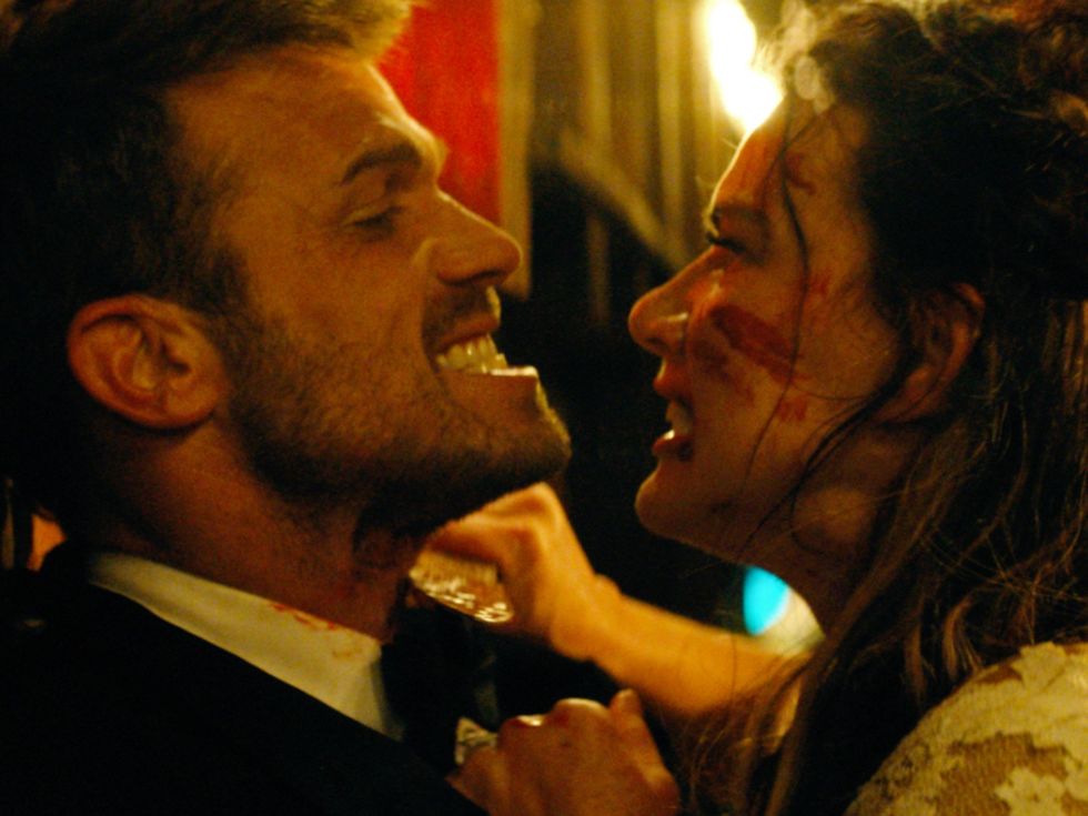 Cam Gigandet and Natalie Burn in Til Death Do Us Part