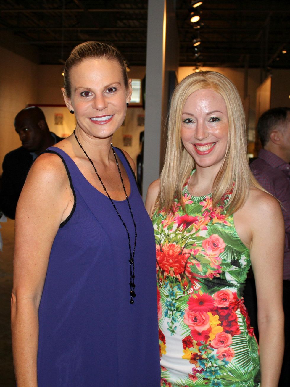 Cameron Hernholn, Kaitee Page, DIFFA check presentation