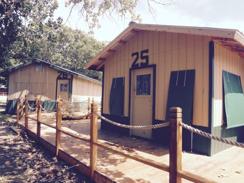 Camp Champions Marble Falls cabin Camp Halloweekend Halloween Alamo Drafthouse Rolling Roadshow 2015