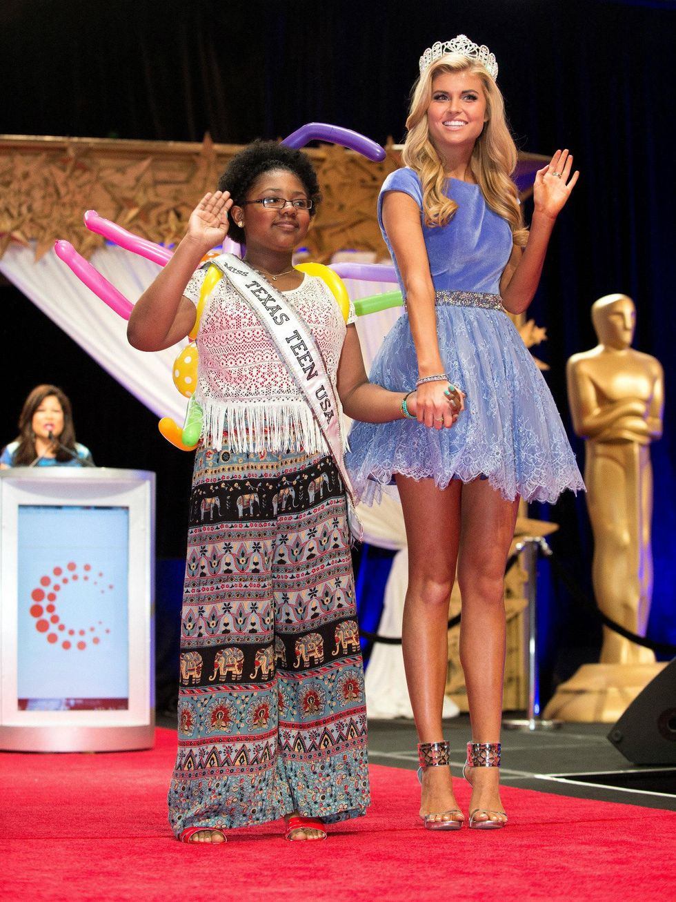 Candace Bennett and Kellie Stewart, Miss Texas Teen