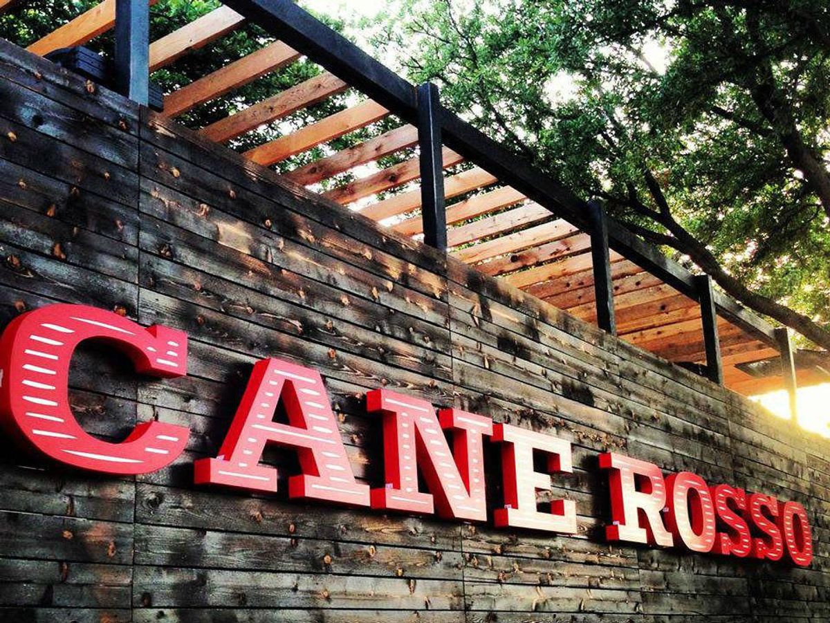Poor Cane Rosso patio. CultureMap Dallas