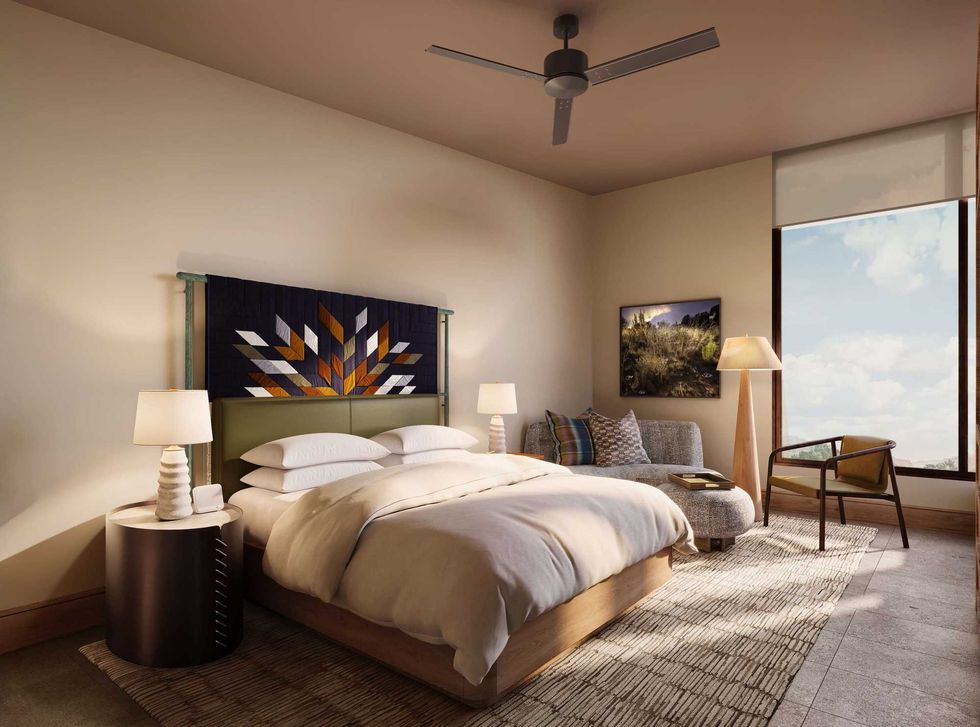 Canyon Ranch Austin king guest room