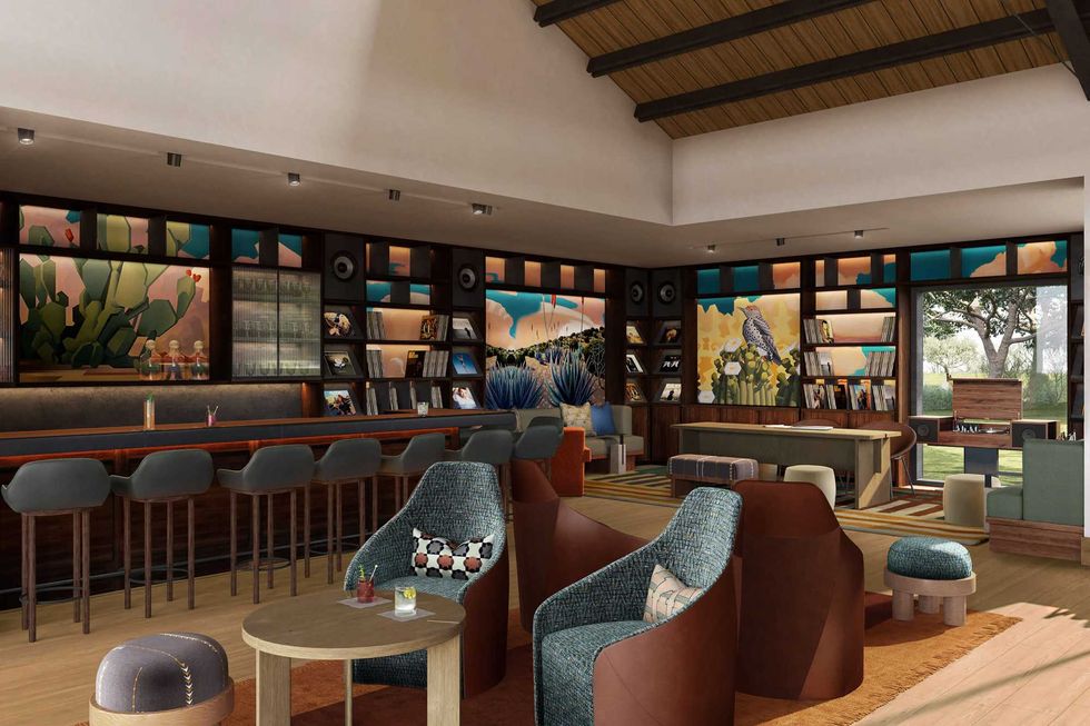 Canyon Ranch Austin music room