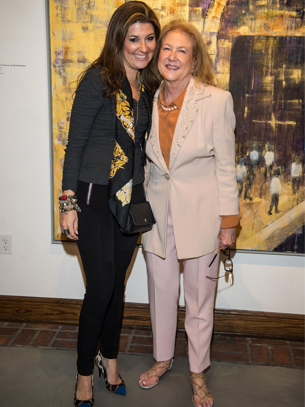 Capera and Debbie Ryan, Barbara Hines Opening