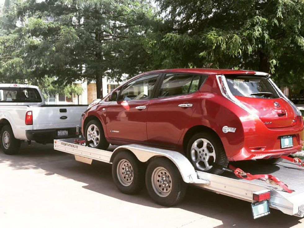 Car being delivered by Beepi