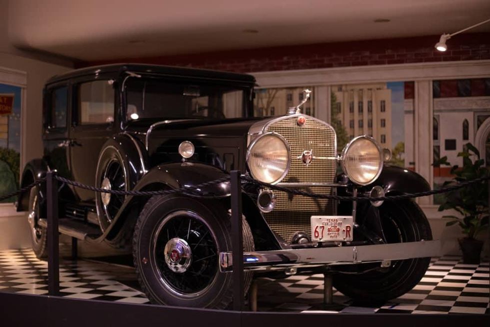 car display at Panhandle-Plains Historical Museum