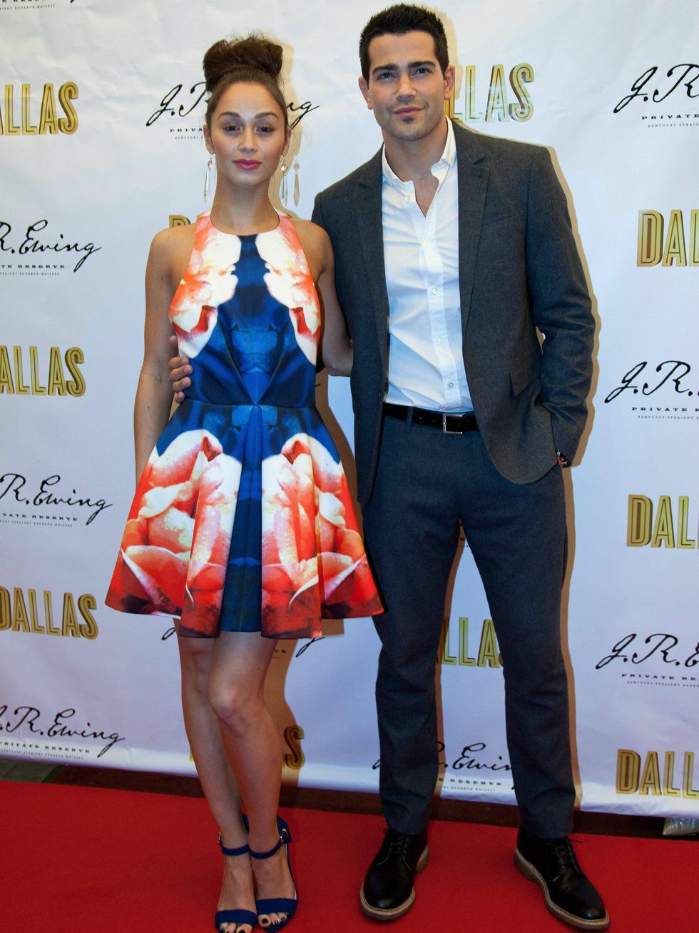 Cara Santana, Jesse Metcalfe, jw ewing bourbon launch