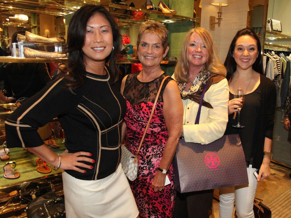 Caren Lock, Gwen McKinney, Barby Crabtree, Emily Brewer, dwf tory burch