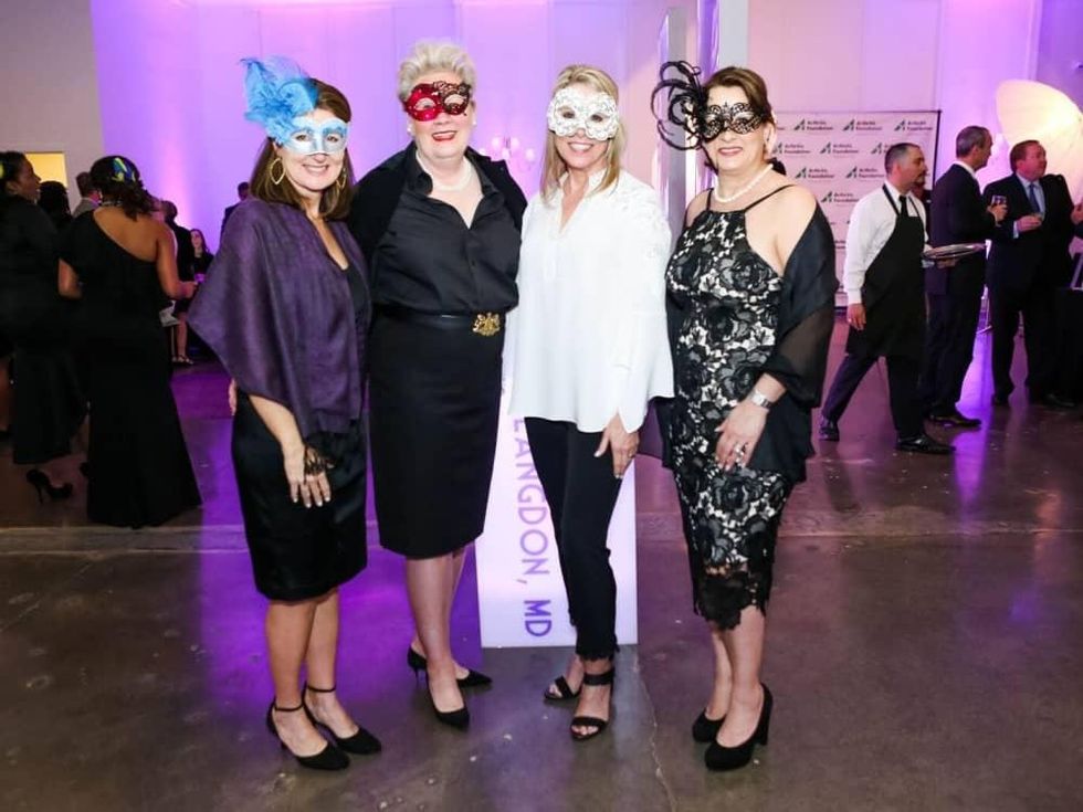 Carey Garrett, Carmen McTaggart, Christi Bledsoe, Dilara Deal, Arthritis Foundation Mardi Gras Ball