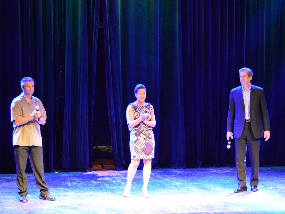 Carl Soderstrom, Gabriella Draney, John Reed at Tech Wildcatters Pitch Day 2014