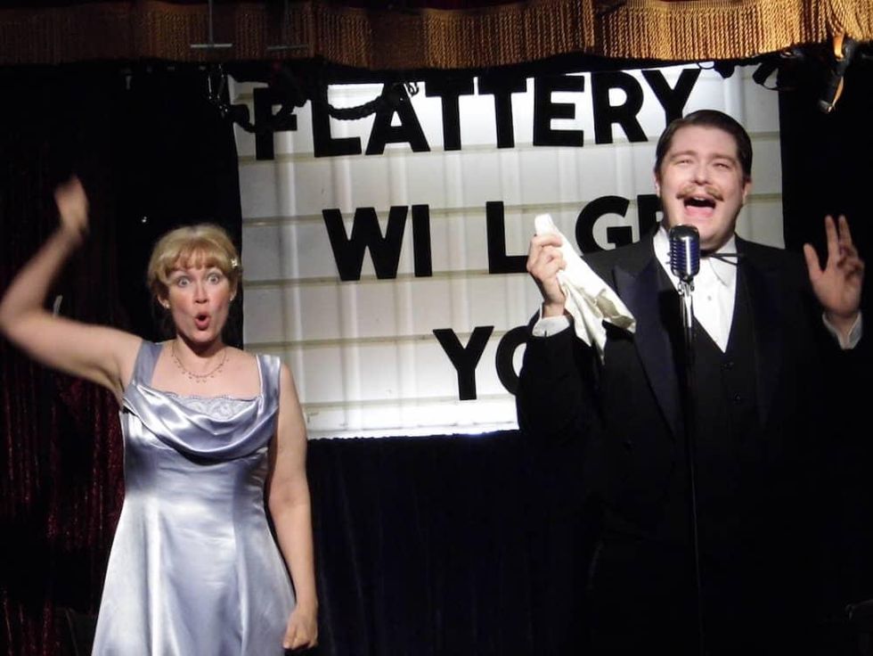 Carla Parker and Ben Bryant in The Passing Show