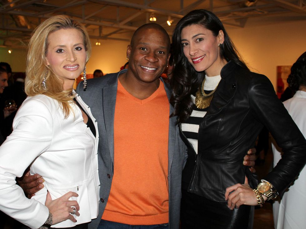 Carla Ponder, Tre Wilcox, Norma Johnson, DIFFA media preview party