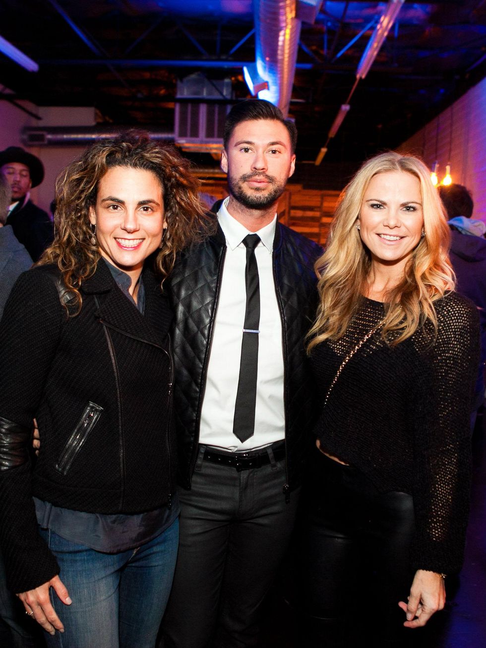 Carla Rosenberg, Chris Kahle, Kirstin Smith Sensabaugh at Need anniversary party