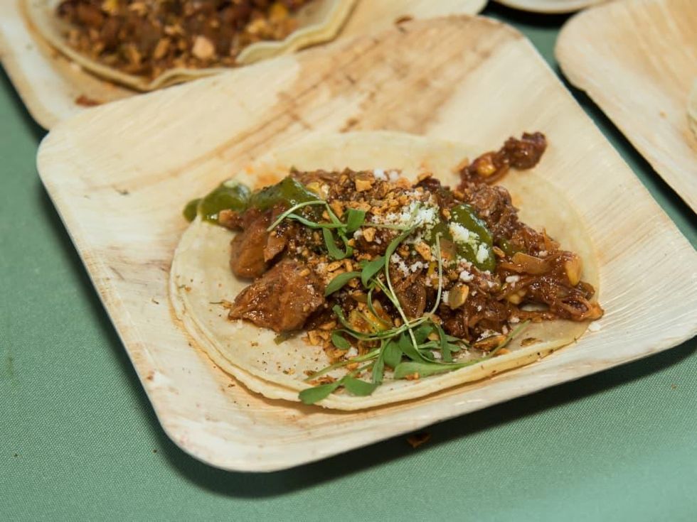 carnitas street tacos, taca party on the green