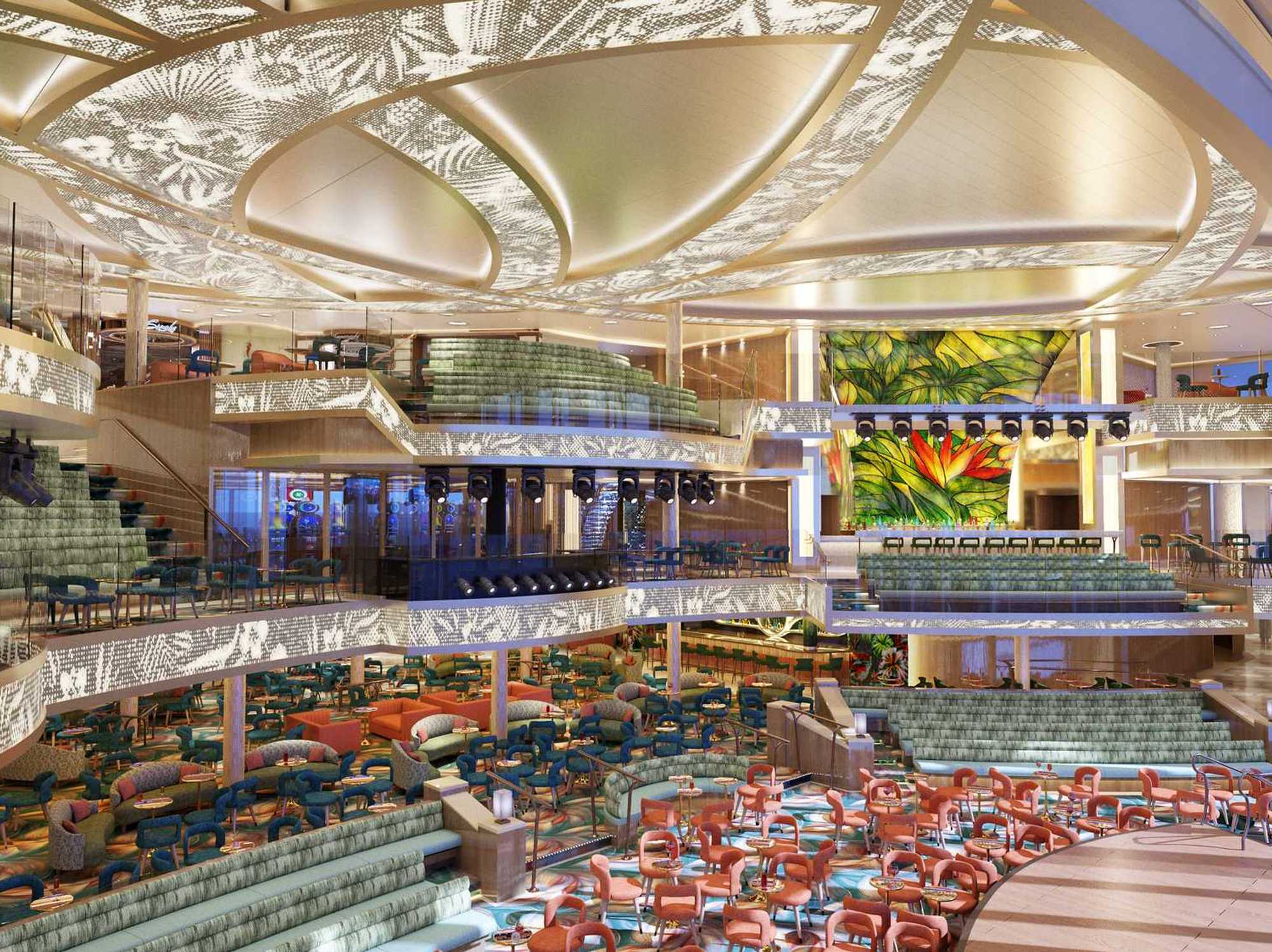 Carnival Tropicale Grand Central Atrium