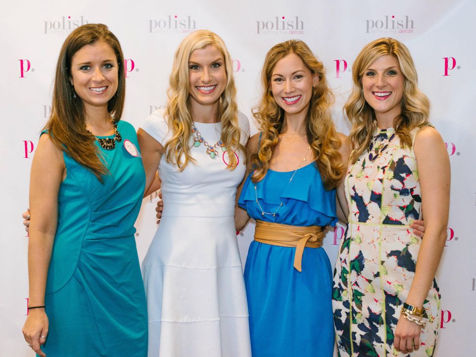 Carolyn Daniel, Angie Strange, Polish luncheon